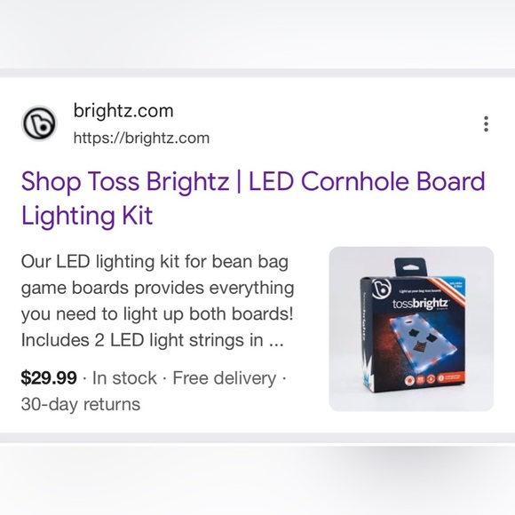 LED Light Kit for Cornhole NIB - Red, White & Blue - Picture 4 of 4